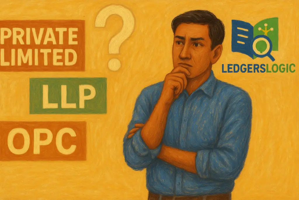 Private Limited vs LLP vs OPC illustration