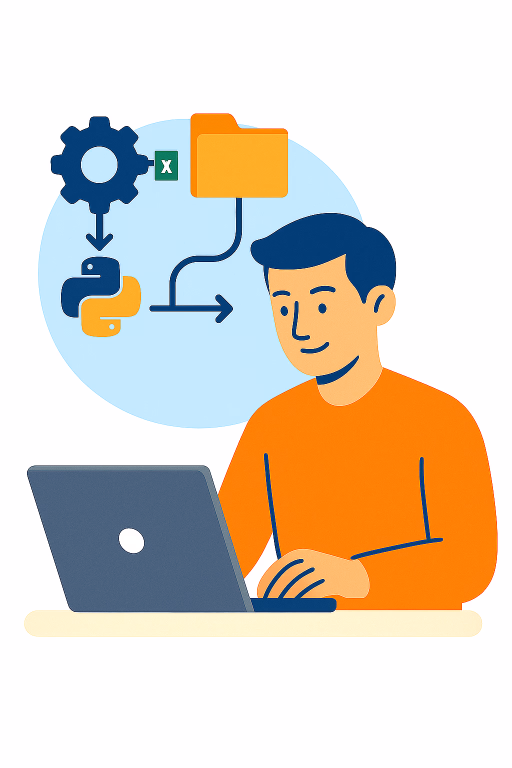 Workflow automation illustration