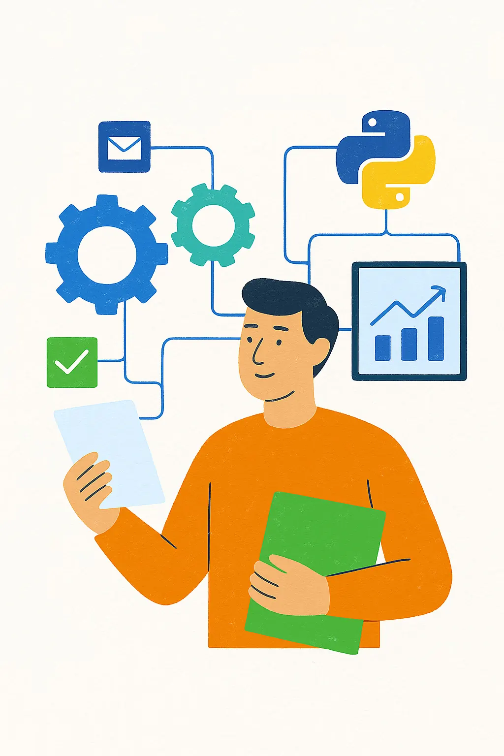 Workflow automation illustration